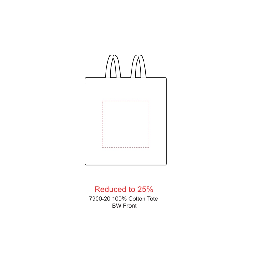 100% 4oz Cotton Canvas Convention Tote - 7900-20 Natural