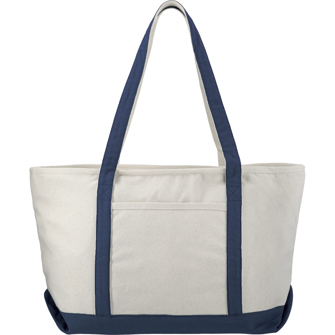 Baltic 18oz Cotton Canvas Zippered Tote - 7900-31 Blue