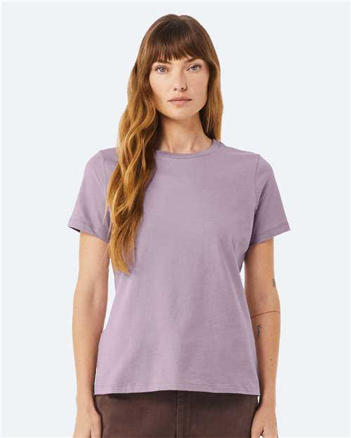 BELLA + CANVAS Women’s Relaxed Jersey Tee - 6400 Light Violet
