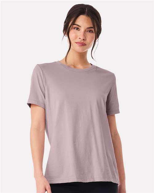 BELLA + CANVAS Women’s Relaxed Jersey Tee - 6400 Pink Gravel