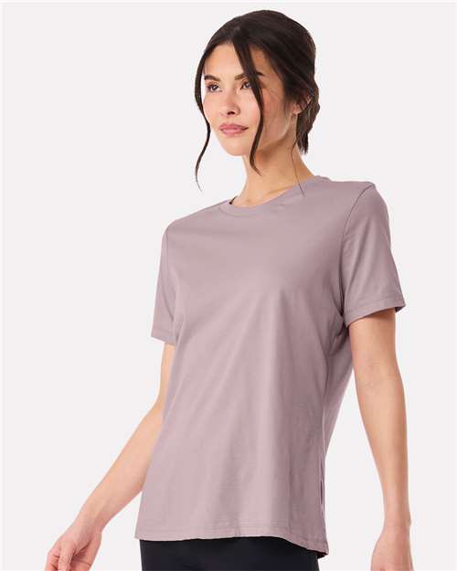 BELLA + CANVAS Women’s Relaxed Jersey Tee - 6400 Pink Gravel