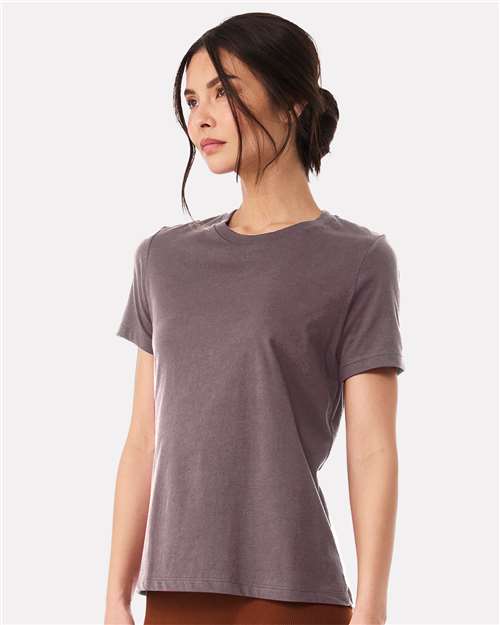 BELLA + CANVAS Women’s Relaxed Jersey Tee - 6400 Purple Storm
