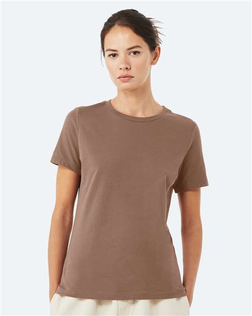 BELLA + CANVAS Women’s Relaxed Jersey Tee - 6400 Vintage Brown
