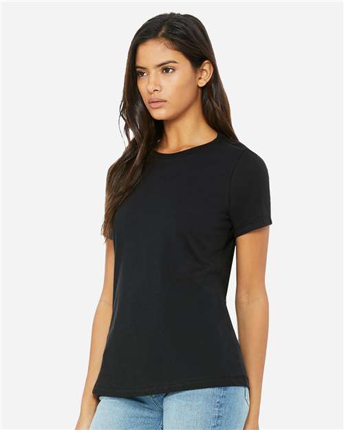 BELLA + CANVAS Women’s Relaxed Jersey Tee - 6400 Vintage Black