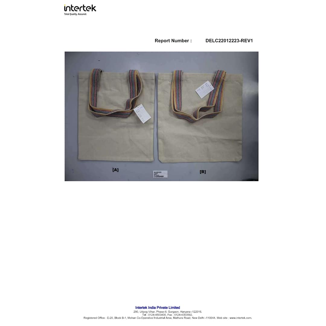 Rainbow Recycled 6oz Cotton Convention Tote - 7901-01 Natural