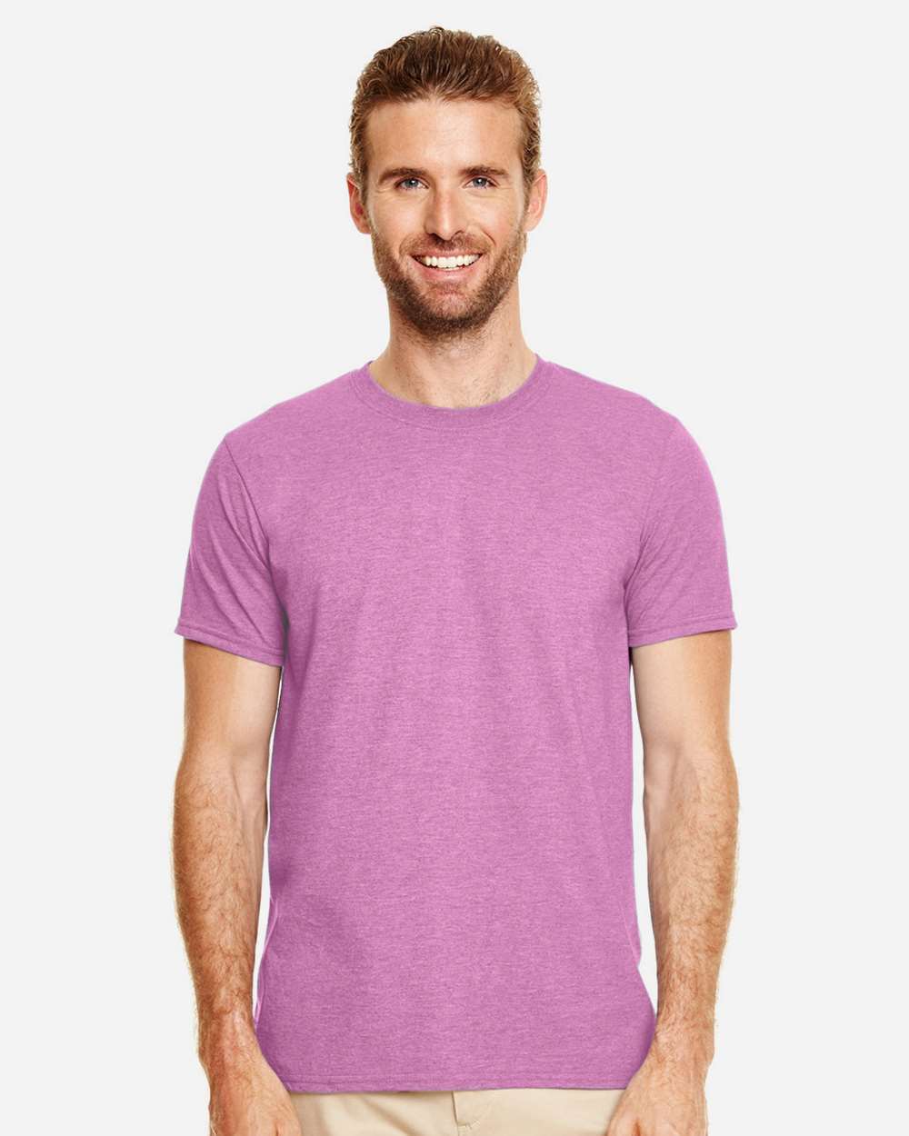 Gildan Unisex Softstyle® T-Shirt - 64000 Heather Radiant Orchid