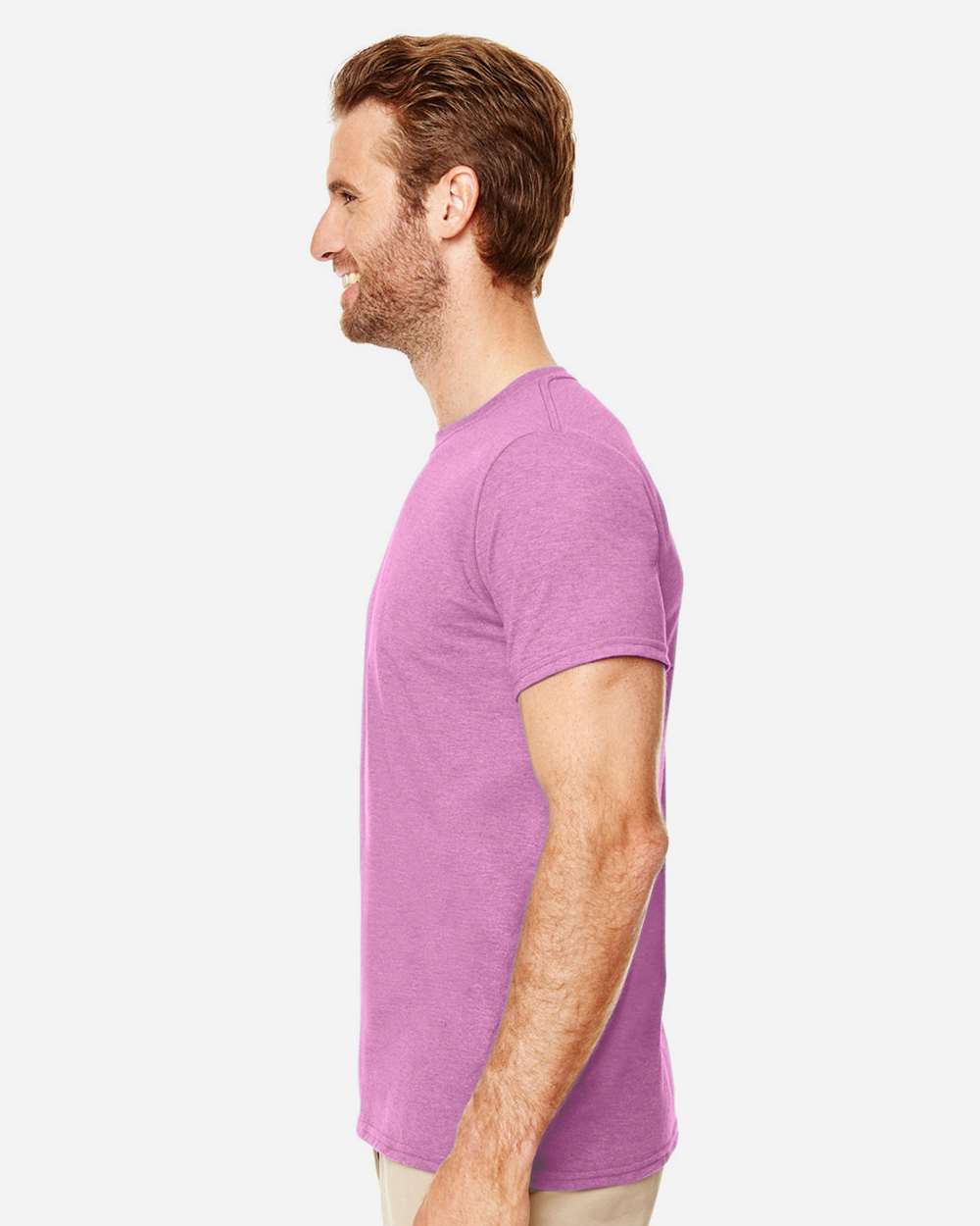 Gildan Unisex Softstyle® T-Shirt - 64000 Heather Radiant Orchid