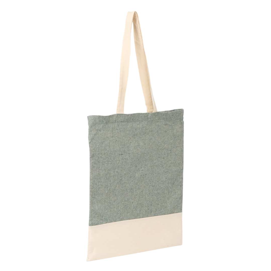 Split Recycled 5oz Cotton Twill Convention Tote - 7901-08 Green