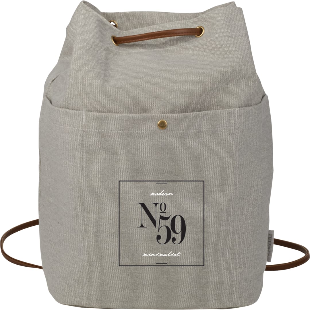 Field & Co. Field & Co. 16oz Cotton Canvas Convertible Tote - 7950-14 Gray