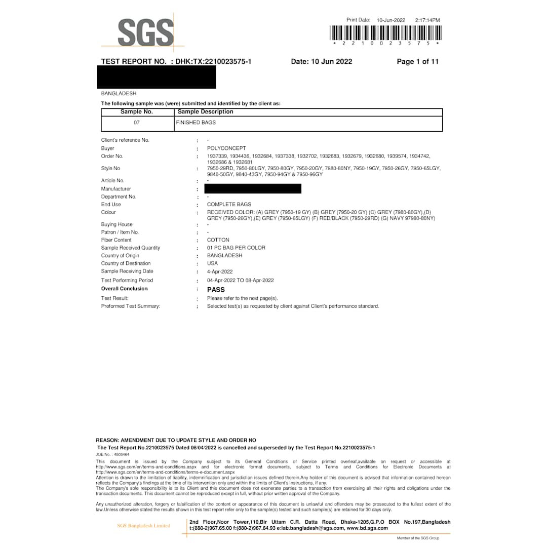 Field & Co. Field & Co. 16 oz. Cotton Canvas Book Tote - 7950-19 Gray