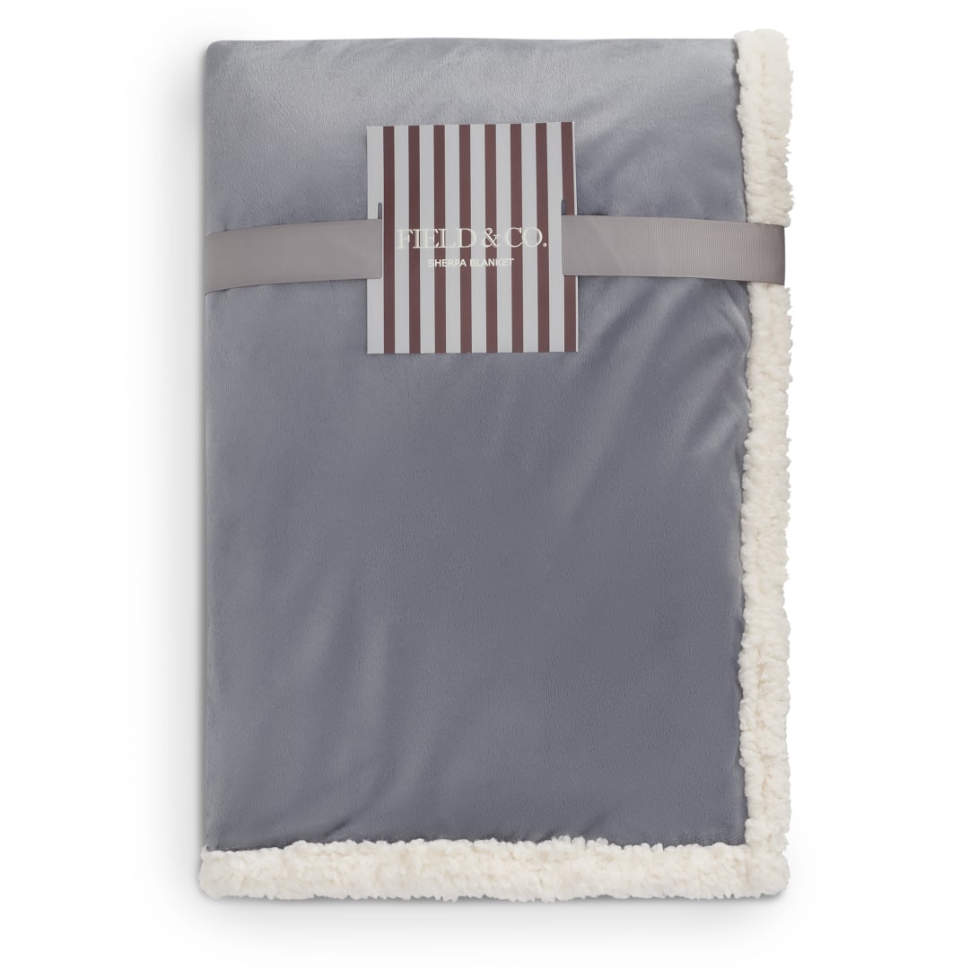 Field & Co. Field & Co.® Cambridge Oversized Sherpa Blanket - 7950-51 Gray