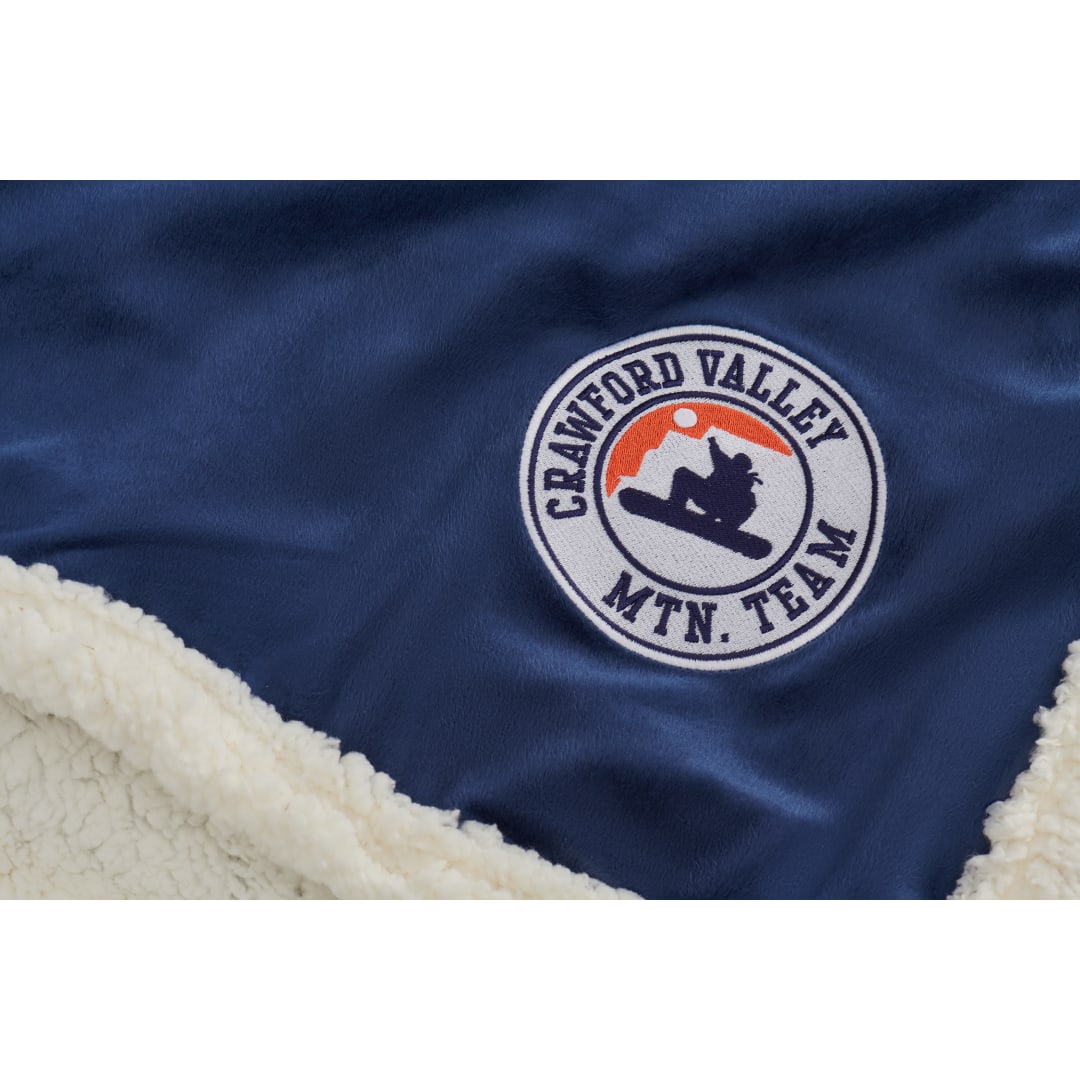 Field & Co. Field & Co.® Cambridge Oversized Sherpa Blanket - 7950-51 Blue