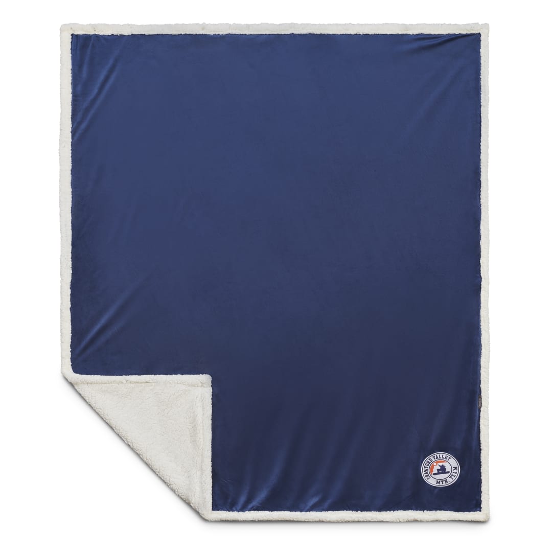 Field & Co. Field & Co.® Cambridge Oversized Sherpa Blanket - 7950-51 Blue