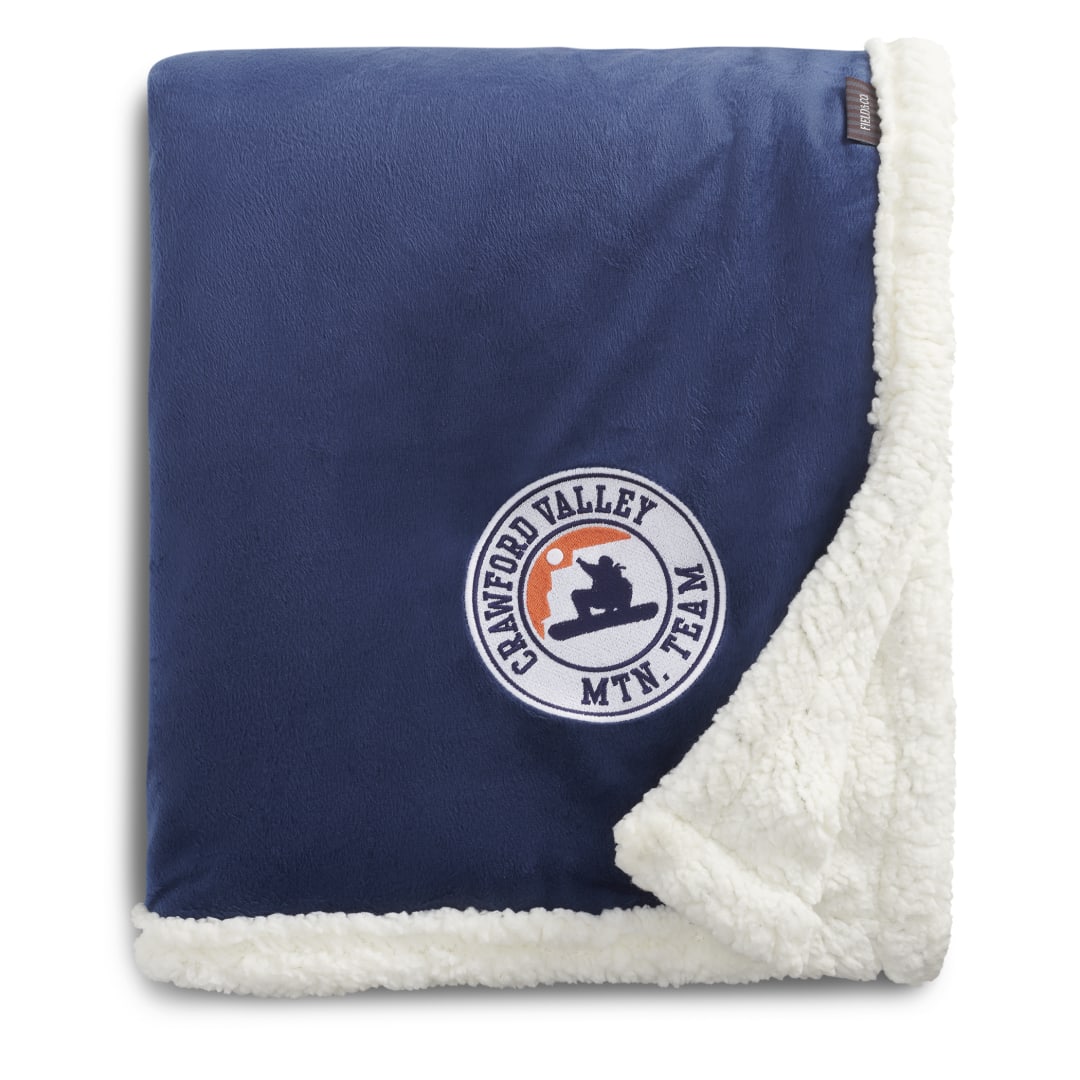 Field & Co. Field & Co.® Cambridge Oversized Sherpa Blanket - 7950-51 Blue