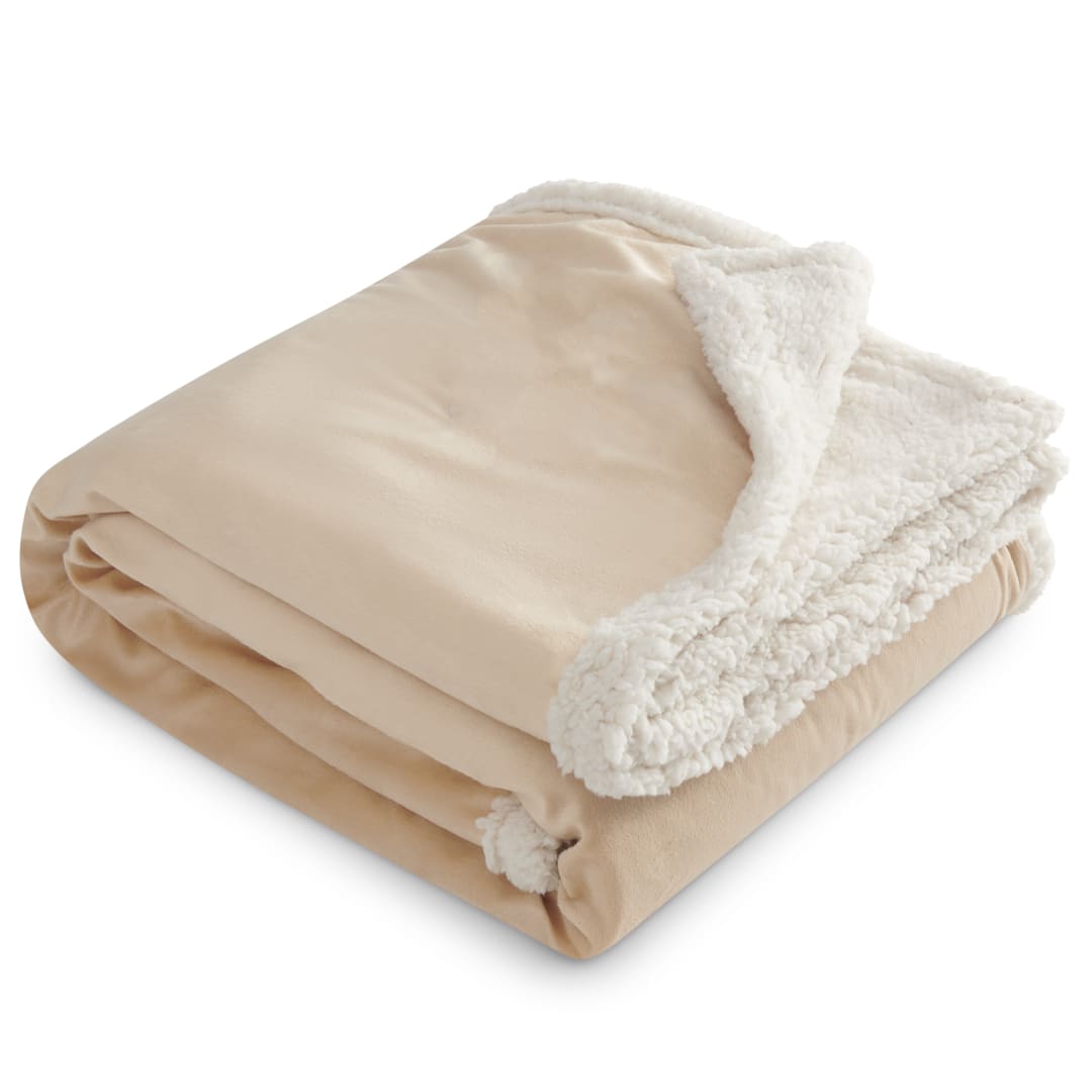 Field & Co. Field & Co.® Cambridge Oversized Sherpa Blanket - 7950-51 Tan