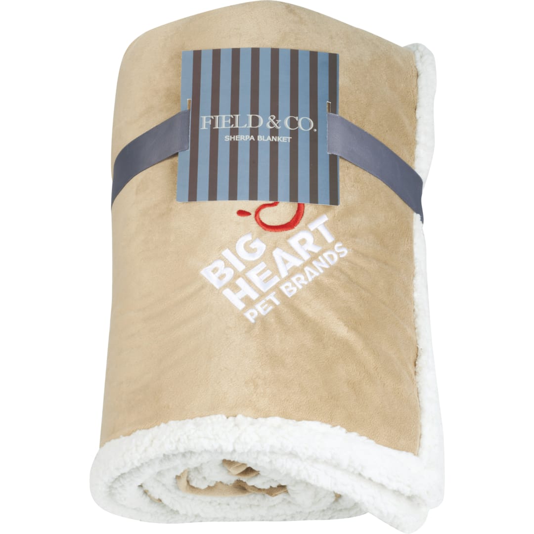 Field & Co. Field & Co.® Cambridge Oversized Sherpa Blanket - 7950-51 Tan