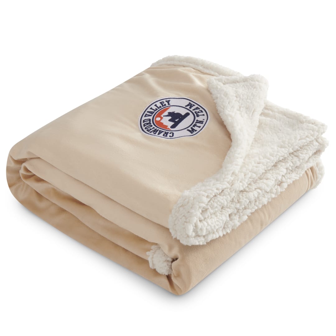 Field & Co. Field & Co.® Cambridge Oversized Sherpa Blanket - 7950-51 Tan