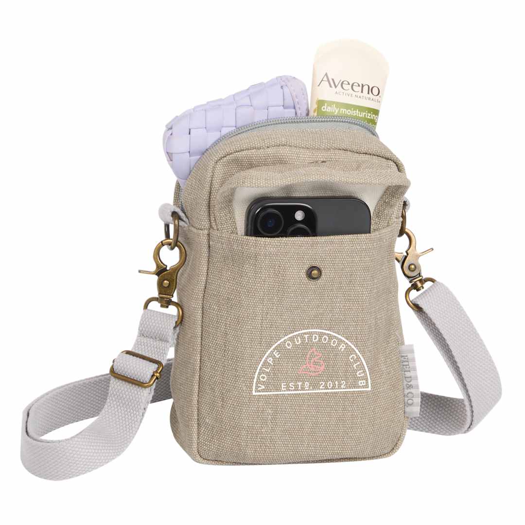 Field & Co. Field & Co Campus Cotton Crossbody Tote - 7950-65 Gray