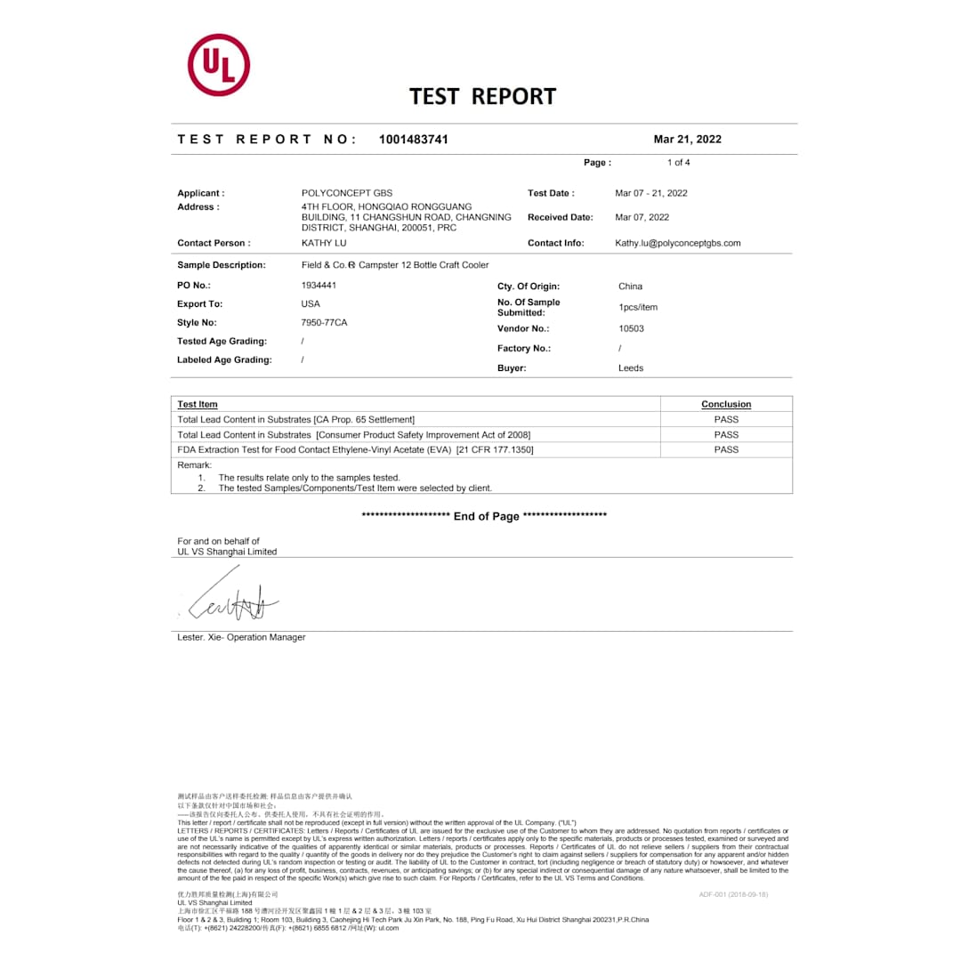 Field & Co. Field & Co.® Campster 12 Bottle Craft Cooler - 7950-77 Gray