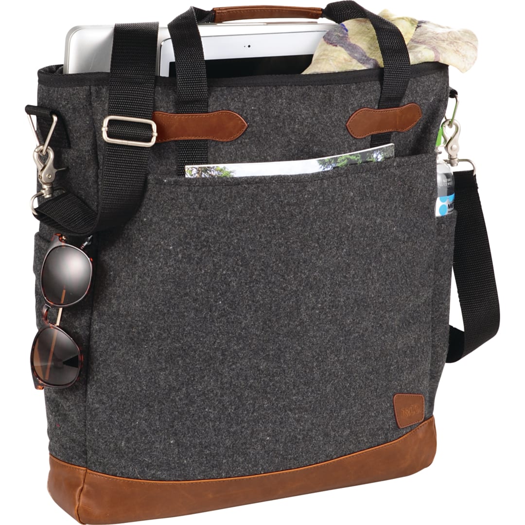 Field & Co. Field & Co.® Campster Wool 15" Computer Tote - 7950-86 Gray