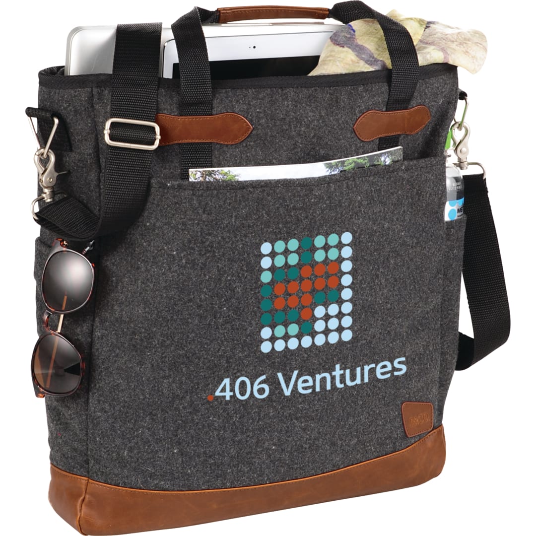 Field & Co. Field & Co.® Campster Wool 15" Computer Tote - 7950-86 Gray