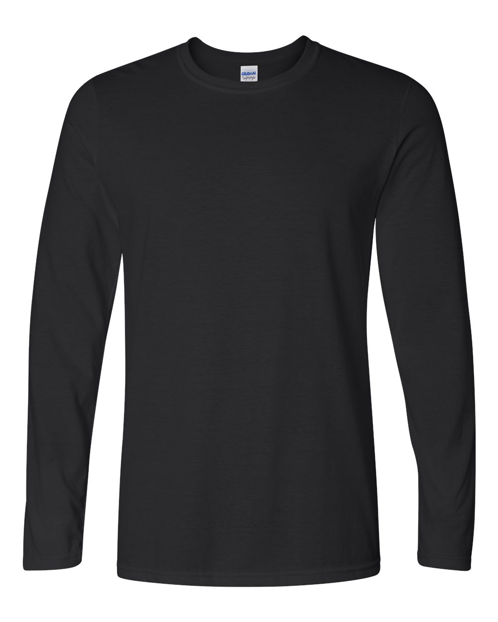 Gildan Unisex Softstyle® Long Sleeve T-Shirt - 64400 Black
