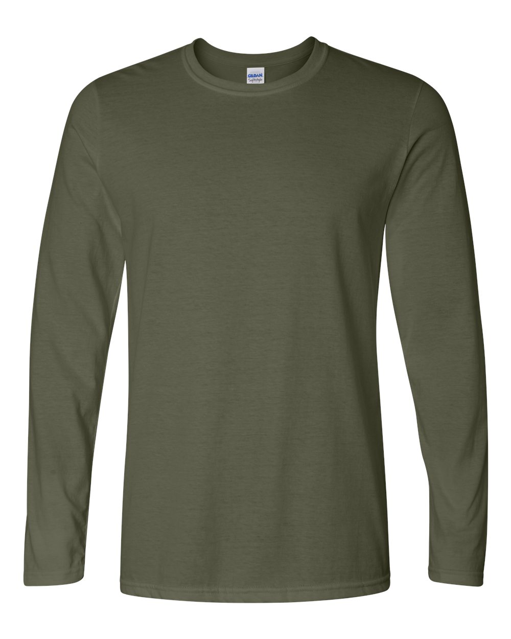 Gildan Unisex Softstyle® Long Sleeve T-Shirt - 64400 Military Green