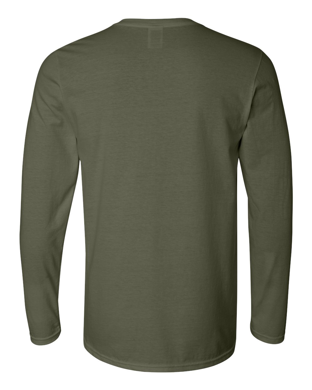 Gildan Unisex Softstyle® Long Sleeve T-Shirt - 64400 Military Green