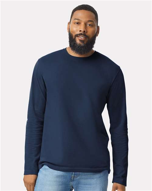 Gildan Unisex Softstyle® Long Sleeve T-Shirt - 64400 Navy