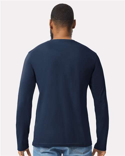 Gildan Unisex Softstyle® Long Sleeve T-Shirt - 64400 Navy