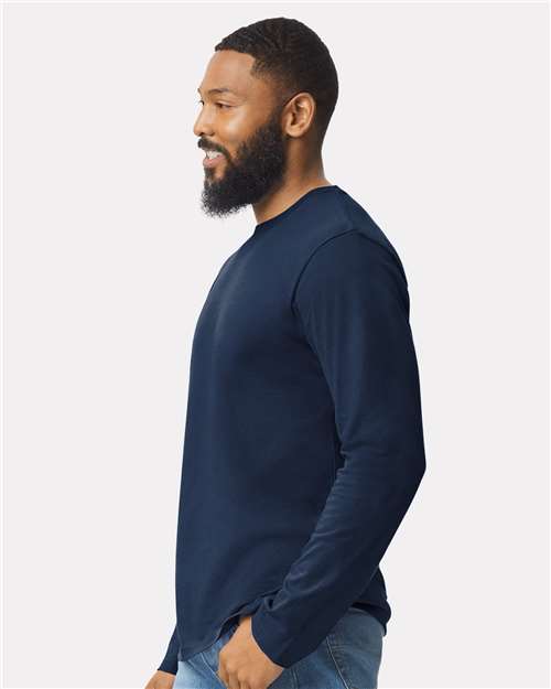 Gildan Unisex Softstyle® Long Sleeve T-Shirt - 64400 Navy