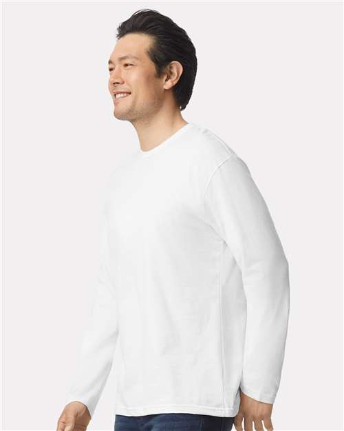 Gildan Unisex Softstyle® Long Sleeve T-Shirt - 64400 White