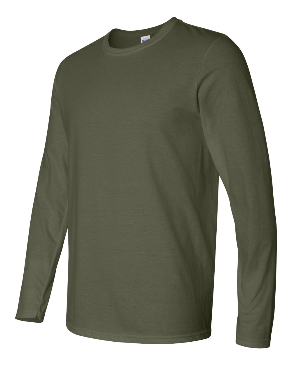 Gildan Unisex Softstyle® Long Sleeve T-Shirt - 64400 Military Green