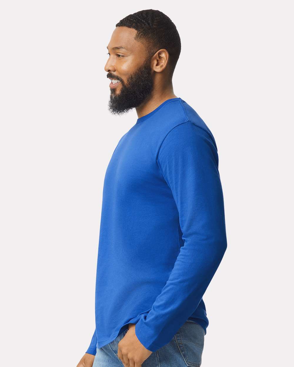 Gildan Unisex Softstyle® Long Sleeve T-Shirt - 64400 Royal