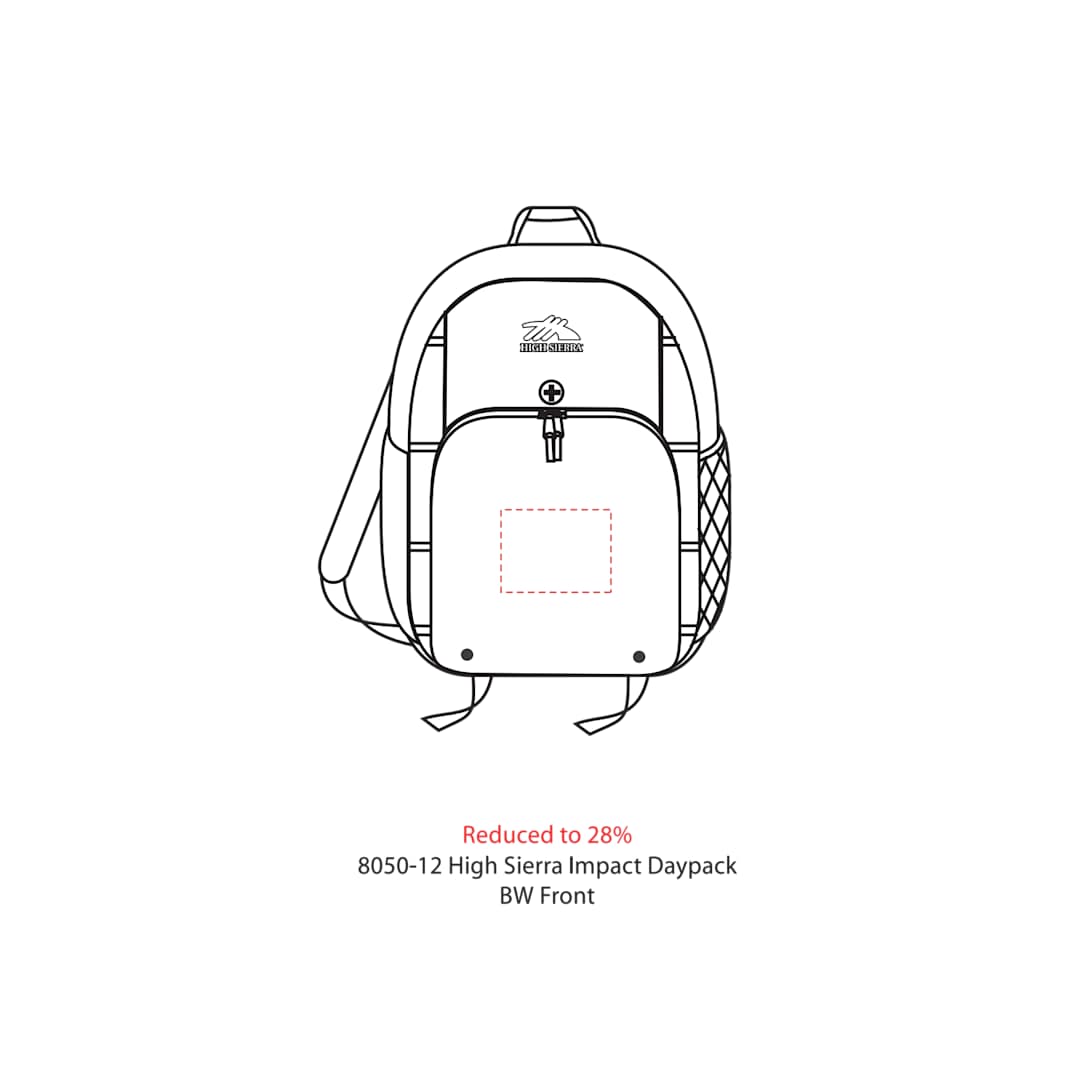 High Sierra High Sierra Impact Backpack - 8050-12 Black