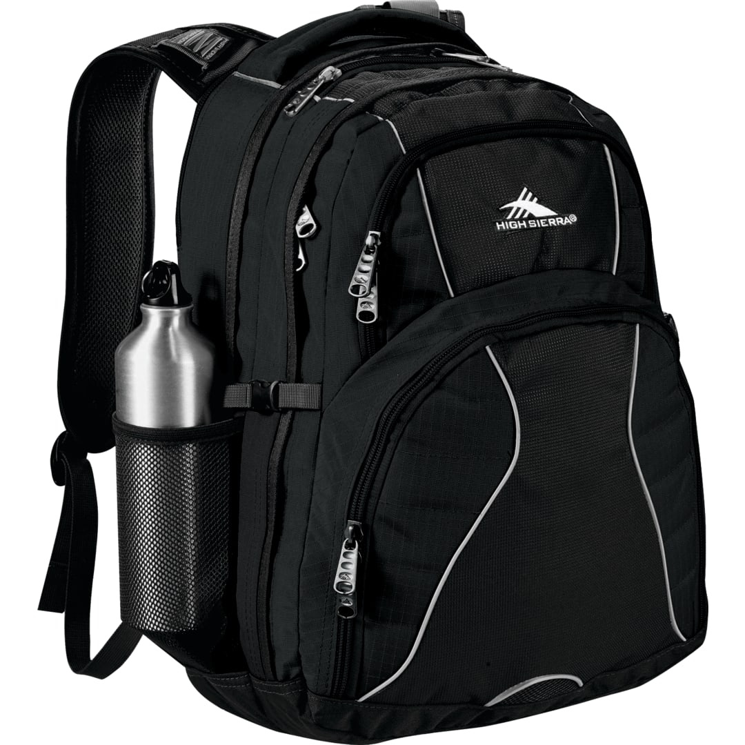 High Sierra High Sierra Swerve 17" Computer Backpack - 8050-37 Black