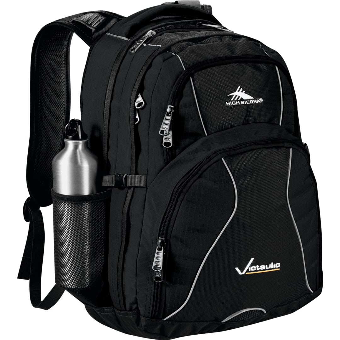 High Sierra High Sierra Swerve 17" Computer Backpack - 8050-37 Black