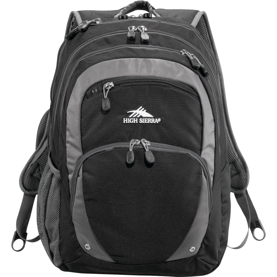 High Sierra High Sierra Overtime Fly-By 17" Computer Backpack - 8051-87 Black