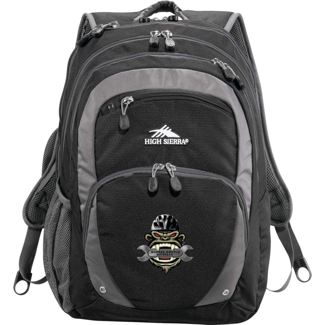 High Sierra High Sierra Overtime Fly-By 17" Computer Backpack - 8051-87 Black