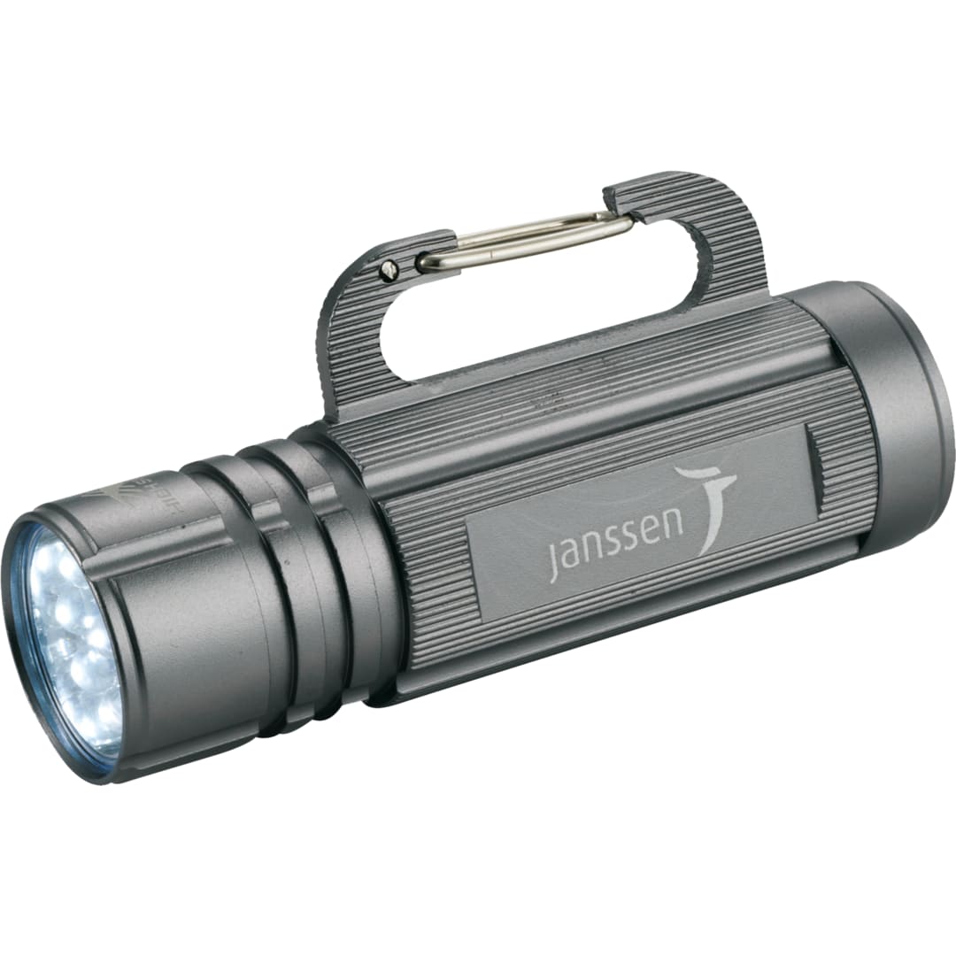 High Sierra High Sierra® Carabiner Hook Flashlight - 8052-16 Gray