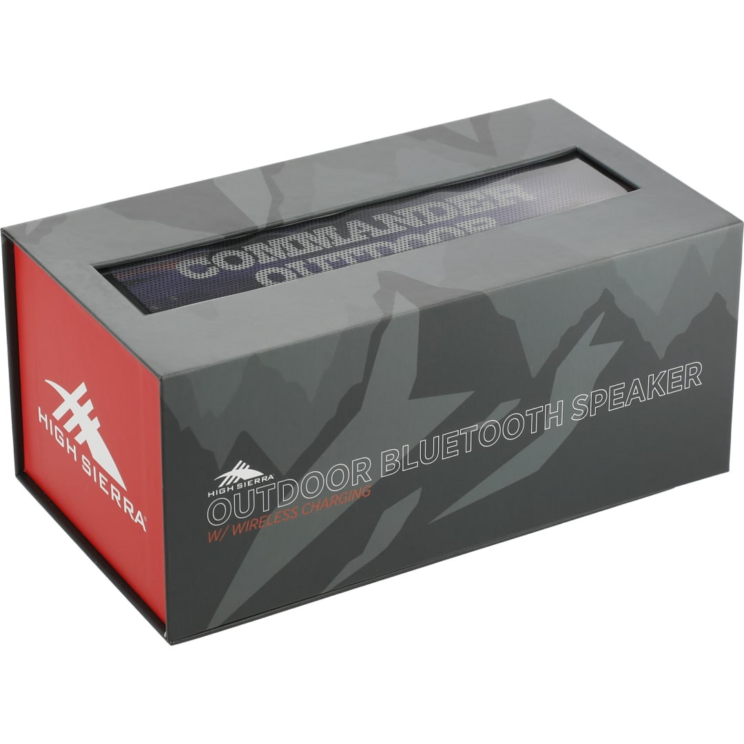 High Sierra High Sierra Outdoor Speaker &amp; Wireless PowerBank - 8053-07 Black