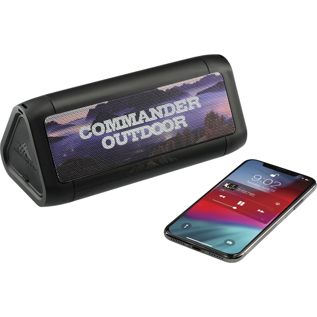 High Sierra High Sierra Outdoor Speaker &amp; Wireless PowerBank - 8053-07 Black