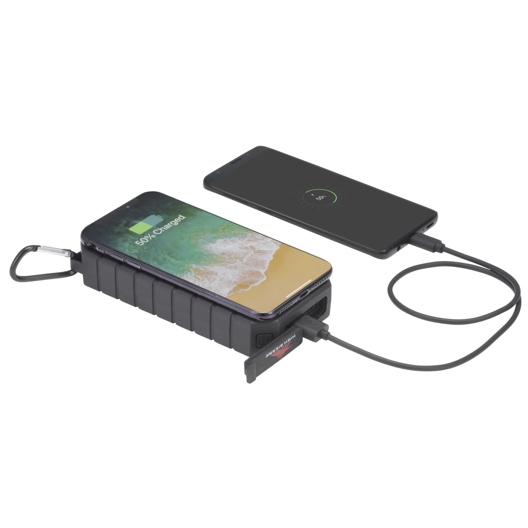 High Sierra High Sierra® IPX 5 Solar Fast Wireless Power Bank - 8053-09