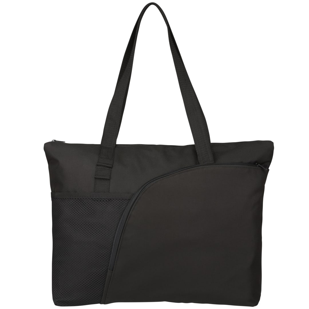 Excel Sport Zippered Utility Business Tote - 8100-39 Black