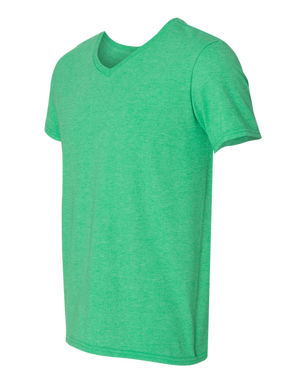 Gildan Unisex Softstyle® V-Neck T-Shirt - 64V00 Heather Irish Green