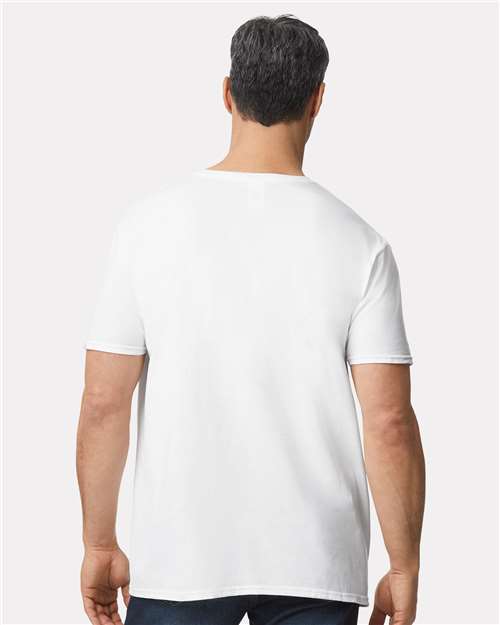 Gildan Unisex Softstyle® V-Neck T-Shirt - 64V00 White