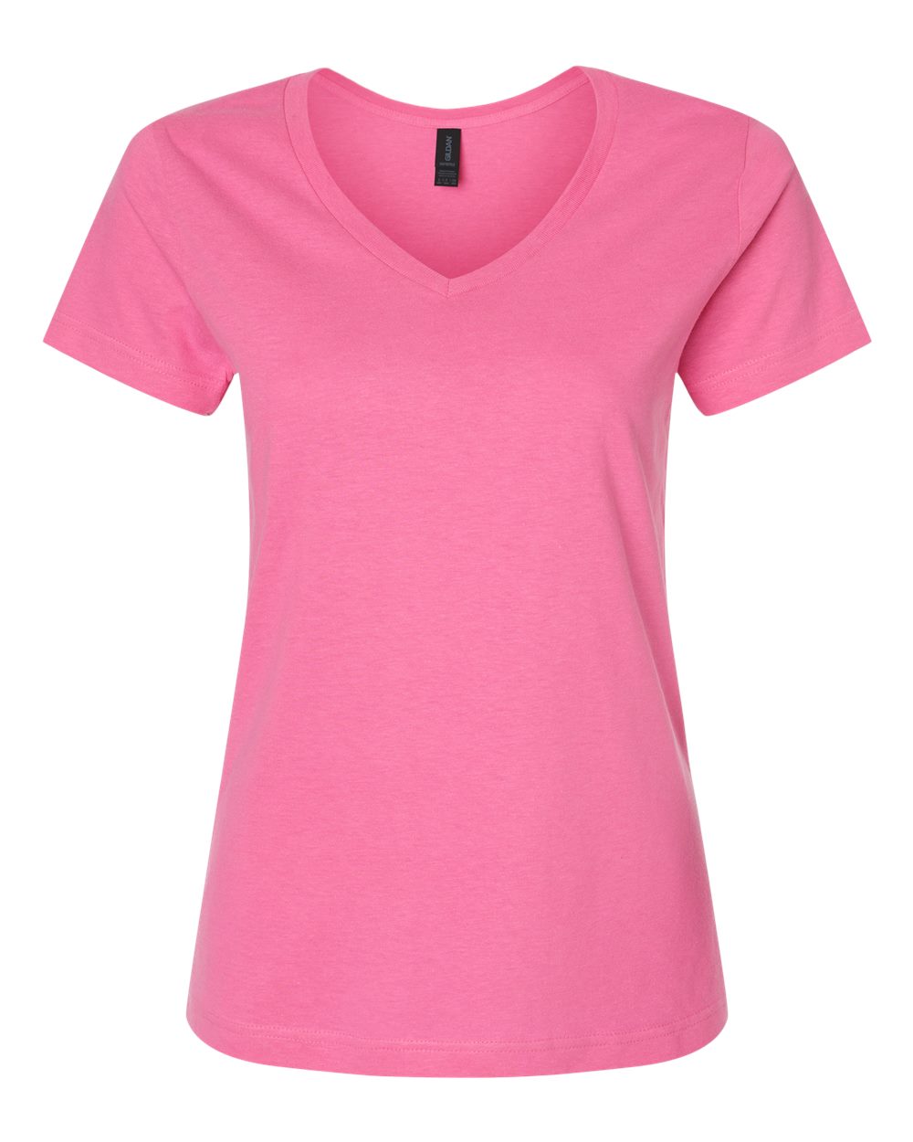 Gildan Women's Softstyle® V-Neck T-Shirt - 64V00L Azalea