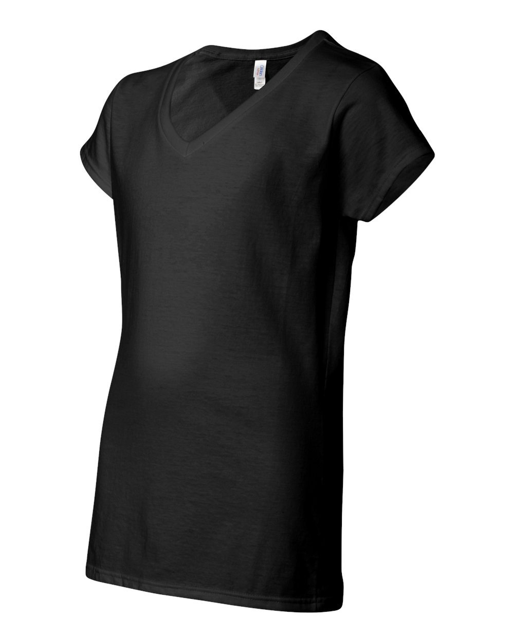 Gildan Women's Softstyle® V-Neck T-Shirt - 64V00L Black
