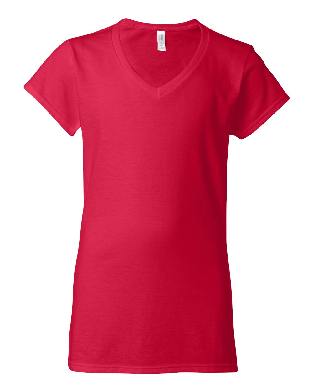 Gildan Women's Softstyle® V-Neck T-Shirt - 64V00L Cherry Red