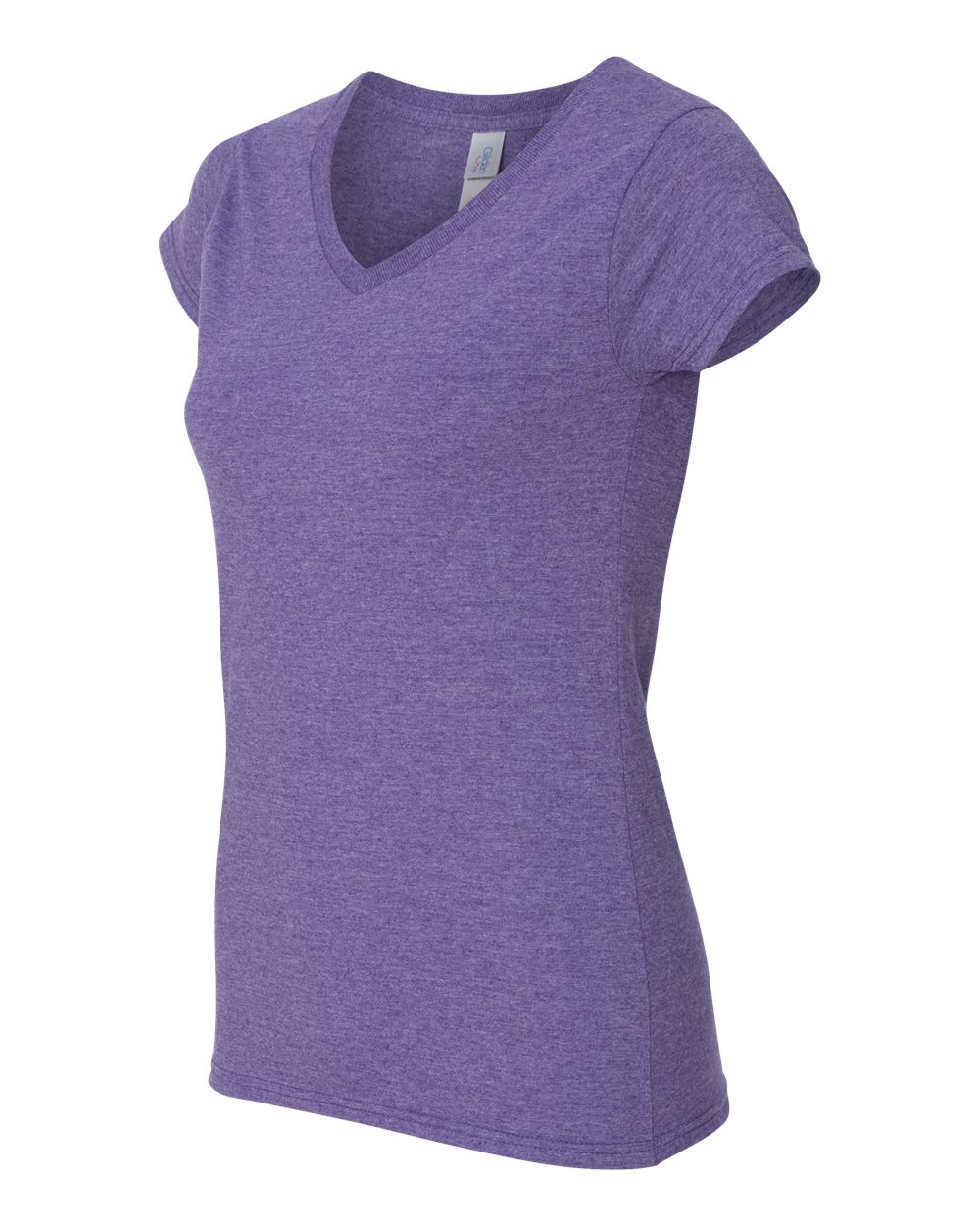 Gildan Women's Softstyle® V-Neck T-Shirt - 64V00L Heather Purple